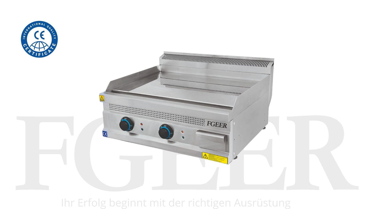 Plancha électrique professionnelle - 800 x 700 x 300 mm - FGEER