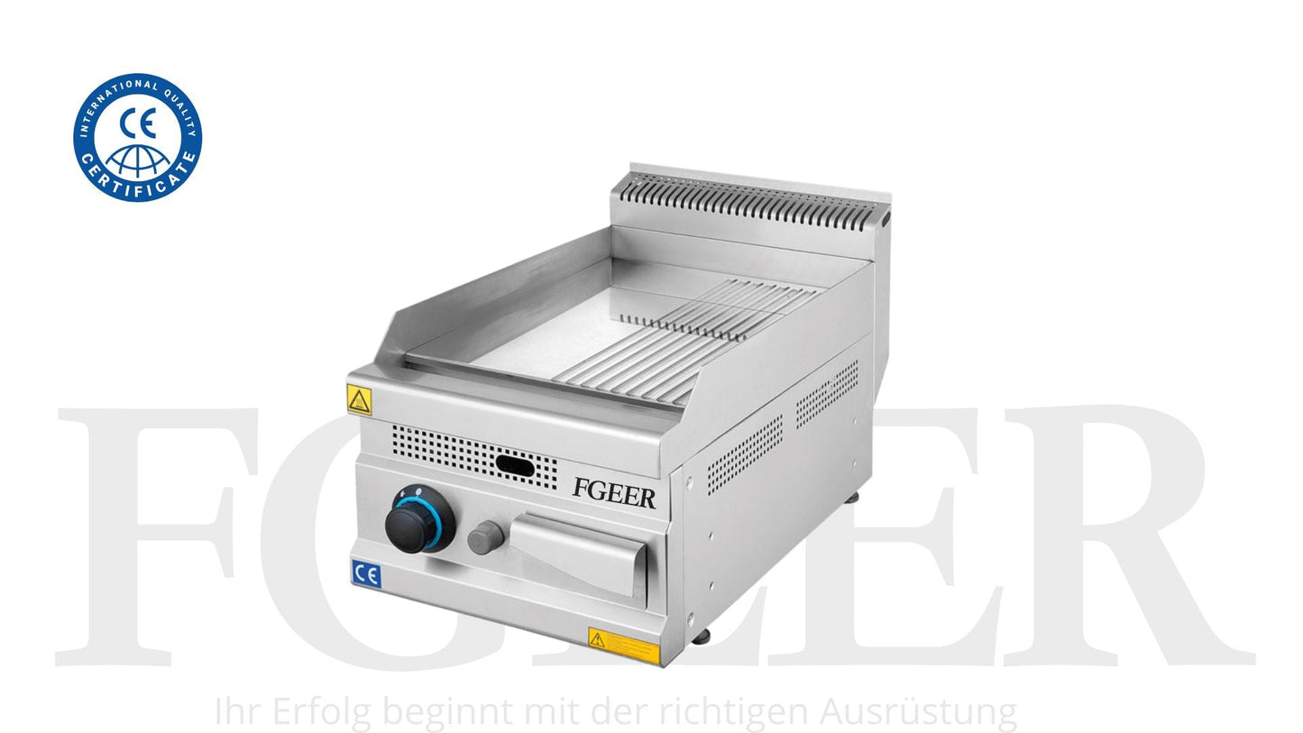 Plaque de Grille Chromée à Gaz - 400 x 630 x 300 mm - FGEER